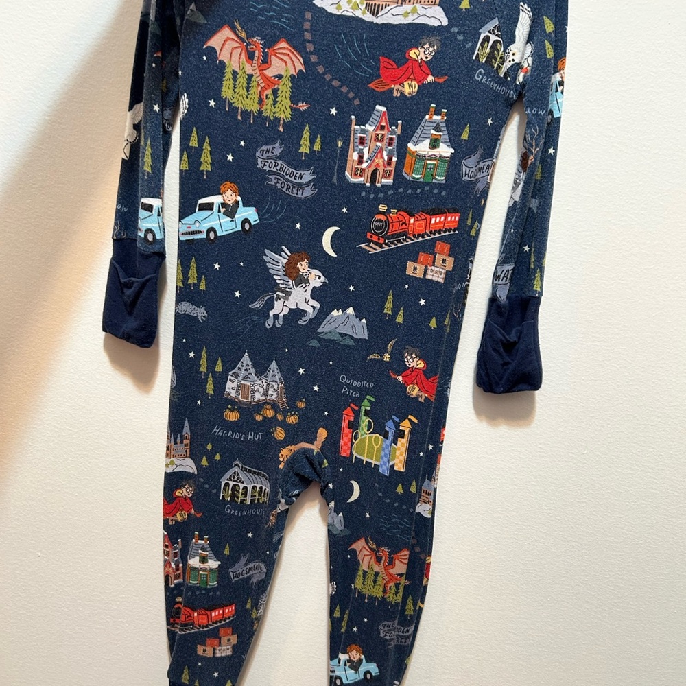 Little Sleepies Harry Potter Zippy Pajamas - Picture 3 of 4